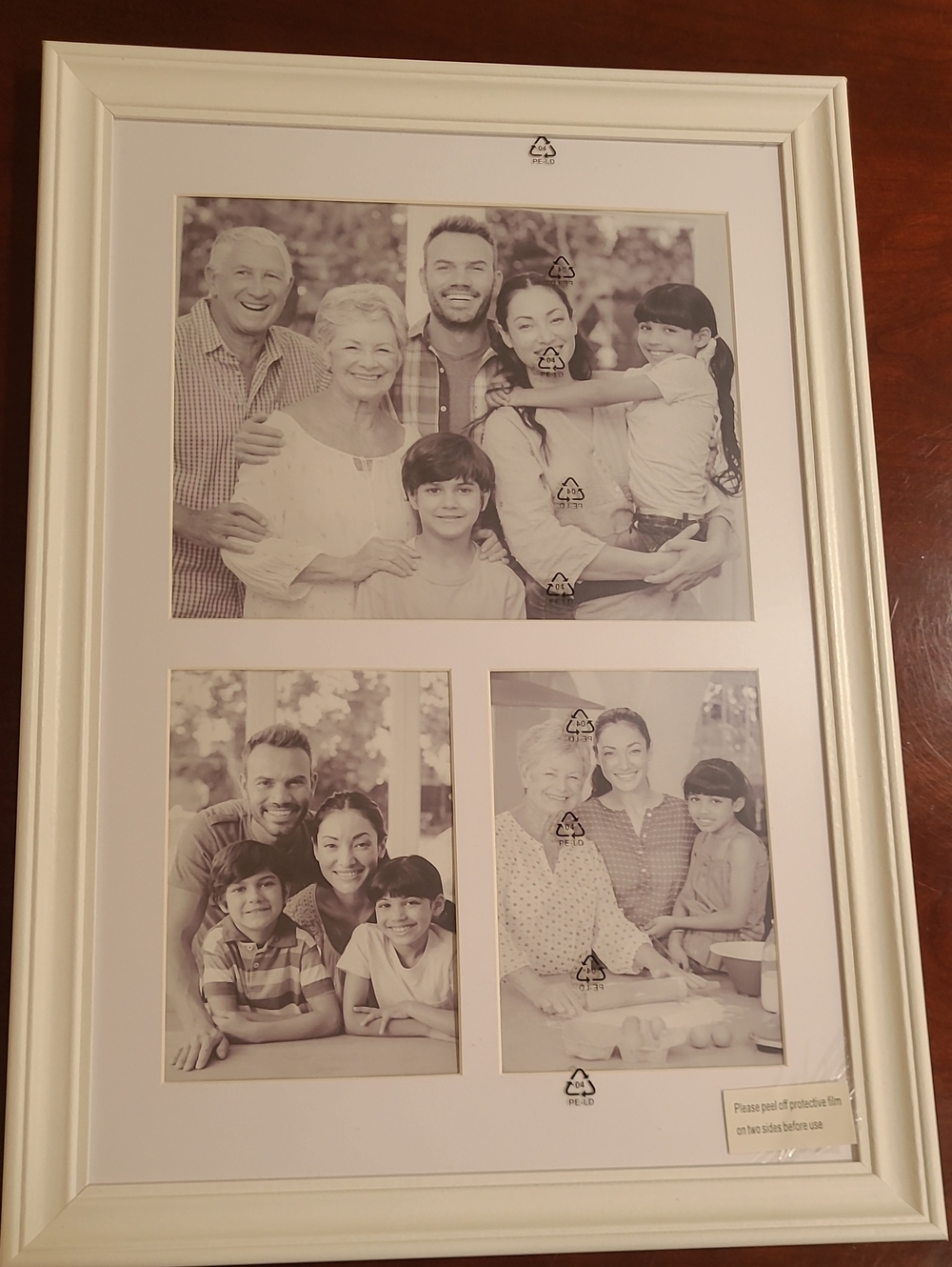 White Multi-Opening Photo Frame - Classic Home Accent